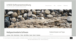 Desktop Screenshot of lysco.de