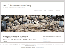 Tablet Screenshot of lysco.de